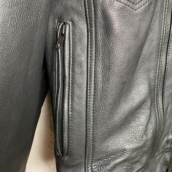Vintage Leather Biker Jacket - Picture 4 of 12